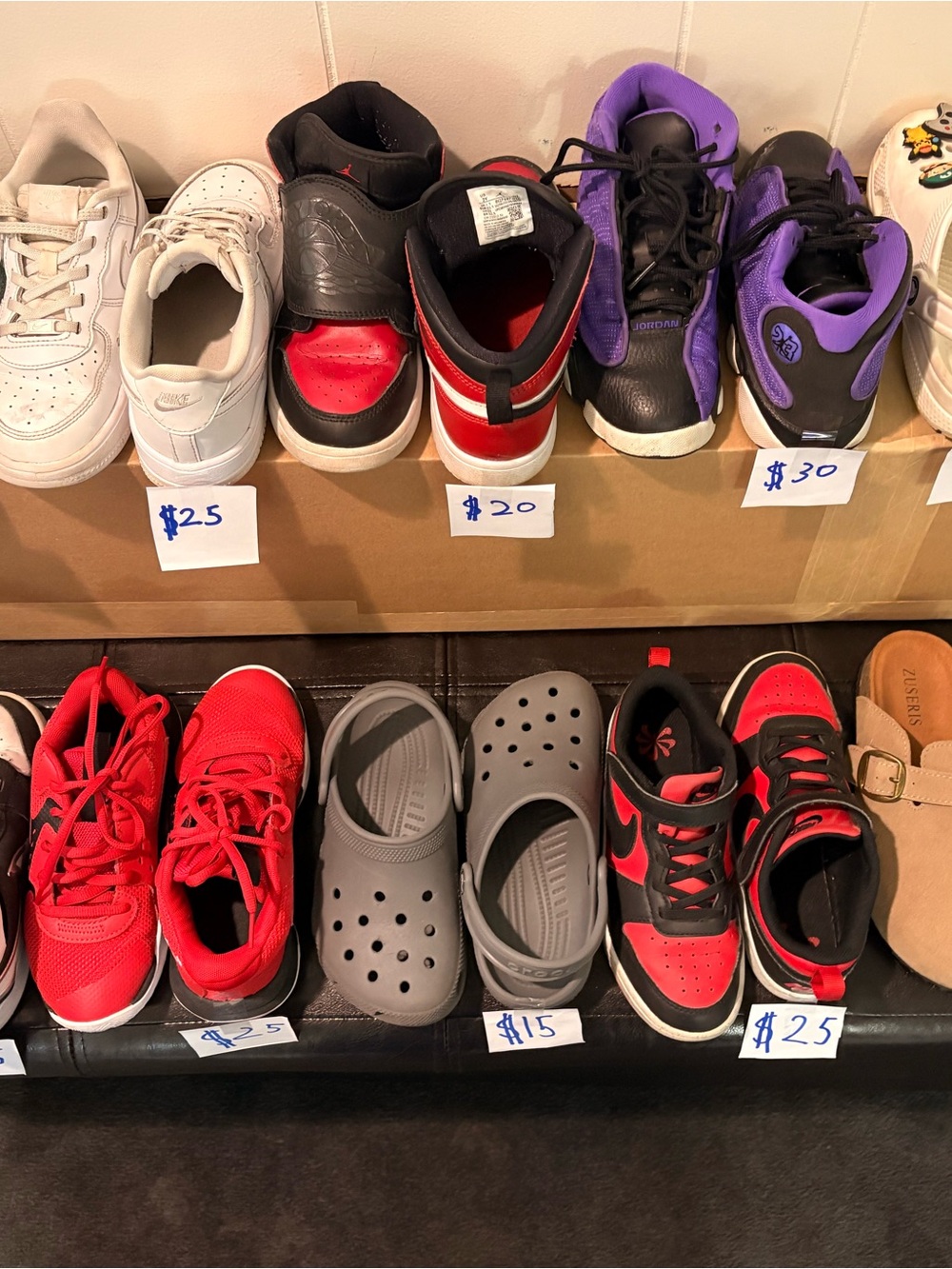 Assorted Kids sneaker/slippers (Nike/Jordan/Under Armour/Crocs/clogs amazon